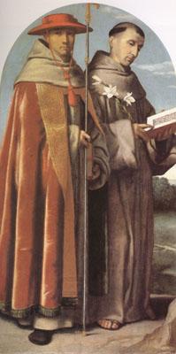 MORETTO da Brescia Bonaventure and Anthony of Padua (mk05)